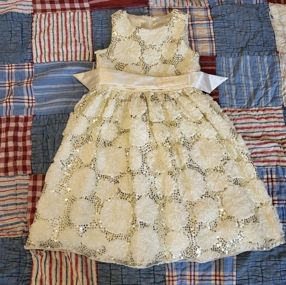 American Princess cream dress size 16 - Picture 1 of 2